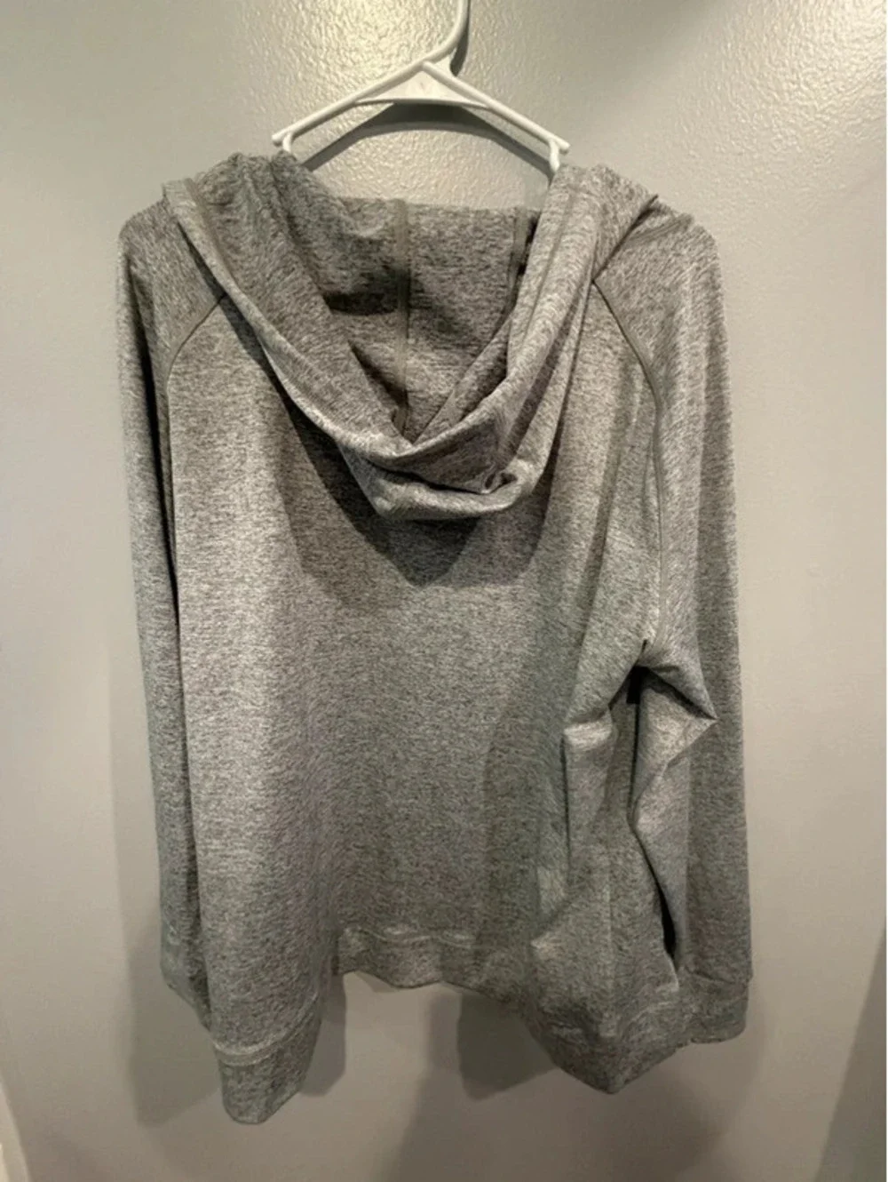 Women’s Hooded Open Front Jacket Gray XL NWT